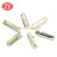 jiayang Silver plating Eco material 23mm bullet shape metal aglets for shoelace