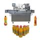 Pneumatic Driven Water Filling Machine , Stainless Steel Beverage Filling Machine