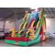 PVC Colorful Single Lanes Blow Up Dry Slide Spider & Deer Slide With 2 Years Warranty
