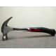 600g steel claw hammer (XLHK-0002) with polishing conjoined handle and black color rubber handle
