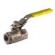 Stainless Steel 2 Piece Standard Port Ball Valve with Threaded Connection 2000 WOG