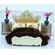 European style bed----scale model bed,model furnitures, architectural model materials