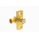 Brass SMP Female Right Angle Flange Mount RF Socket for CXN3506/MF108A Cable