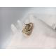 Vintage Engagement Chopard Happy Curves Ring 18k Yellow Gold With Diamond