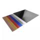 Varies Color Black Silver Gold Anodized Aluminum Plate Processing Custom Aluminum Alloy Plate Asset Sign Plate 0.5mm 1.0