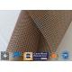 PTFE Coated Fiberglass Mesh Fabric 600g 4x4mm Brown Conveyor Belt