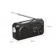 Usb Cable Rechargeable Hand Crank Radio 400g Portable AM FM SW Radio With Speaker