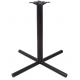 Restaurant Dining Table Legs Round Metal Bar Table Base Black / Brown Colour