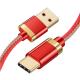 2.5A Gold Plated Denim Fast Charger Cable 480mbps Transmission Speed