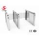 Fast Speed Swing Barrier Turnstile Glass Arms High Security Access Control