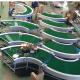 90 Degree Flat Belt Assembly Line Roller Conveyors Strong Load Capacity