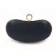 Bag accessories oval shape gold metal purse frame with plastic box