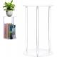 Acrylic Flower Stand Wedding Centerpieces Marriage Decorations Supplies Tabletop Decor Clear Display Rack Crystal Stage Pillar