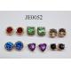 stone stud earring set