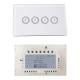 Tempered Glass WIFI Smart Wall Light Switch Touch Type 1/2/3/4 Gang Customized