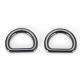 Nickel Color Handbag Rings Accessories Belt D Rings Standard