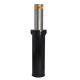 6mm Thickness Access Security Hydraulic Automatic Rising Bollards with LED Warning Light
