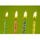 Colorful Diamond Birthday Candles Tearless Eco Friendly For Party Decoration