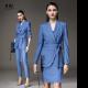 Classic Womens Suits Set for Women Lady Business Suits NO Hooded Button Decoration