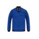 Blue Polyester Work Coats Jackets , Outdoor Bomber Jackets For Men