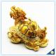 Gold Plated Dragon Turtle With Money Shape Enamel Trinket Box For Decorative SCJ422