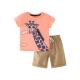 Summer Baby Children's Clothing Sets Short Sleeved Hooded Collar