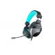 DL Multi Platform Gaming Headset , 40mm Black And Blue Gaming Headset