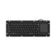 Low-cost Rugged Panelmount Plastic Keyboard With Touchpad and 68 Keys