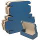 6 Inch E Flute Corrugated Box , Easy Fold Mailer Boxes Blue For Mail Shipping