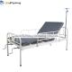 Stainless Steel 2 Functional Mental Hospital Beds Two Cranks Manual Bed