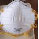 White Disposable Face Dust Mask FFP2 Without Valve Stop Spread Of Spittle