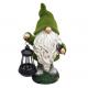 13 Inch Gnome Statue Battery Operated LED Christmas Lights