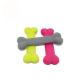 Bone Shape Pet Play Toys Non - Toxic Silicone Material For Dog Dental Health