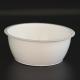 20 Oz 600Ml Disposable Dessert Bowls PP Injection White Plastic Bowl For Food Package