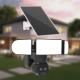 Black Solar Dual Linkage Cameras Human Motion Tracking Support 1500 Lumens