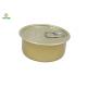 2 Piece Can No Printing Eco-Friendly 100g Tuna Fish Round Tin Containers