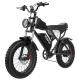 1000W 20 Inch Electric Bike 20MPH Adult Electric Bicycle 330lb Load
