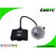Corded Mining Hard Hat Light 10000 Lux Rechargeable Miners Headlamp 5200mAh Li-ion Battery With Rear Warning Light