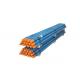 DZ40 Steel Material 76mm*1.5m Black DTH Drill Pipe For Water Well Drilling