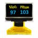 Dual Color Yellow+Blue 0.96 Inch Thin OLED Display SPI Interface