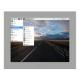 17 inch Advertisting IP65 Touch Screen Monitor IR Touch With Aliumnium Bezel