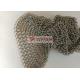 Welded Type Stainless Steel Chain Mail Ring Mesh Drapes By 7mm Mesh