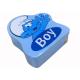Removable Lid Irregular Tin Can Personalized Logo For Lovely Biscuit Cookie