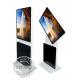 Rotating Touch Screen Terminals Floor Standing Interactive  Kiosk Wifi Digital Signage