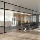 Modern Design Glass Partition Wall Soundproof Commercial Glass Partitions