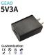 15W 5V 3A High Speed USB Wall Charger For Home Office Use Wall Outlet Charger