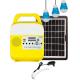 Home Mini Portable Solar Power Lighting System Kits With Music Speaker Solarenergie