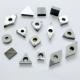 Customized Size CBN Grooving Inserts 4500 HV Hardness Silver Grey Color