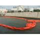 Orange Solid Float Oil Containment Boom Height 600 To 1500mm Fast Deployment