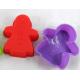 Odorless Silicone Kitchenware Products Chocolate Santa Molds For Homemade Cake